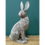 Thumbnail: Detailed Silver Hare Ornament - Large