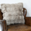 Thumbnail: Faux Fur Beige Cushion