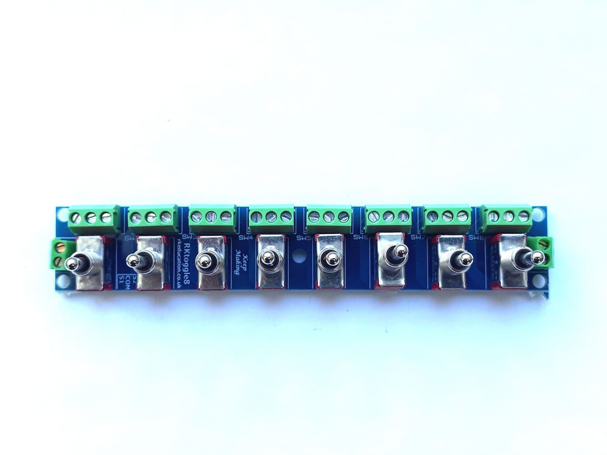 Point Motor Switch Bank