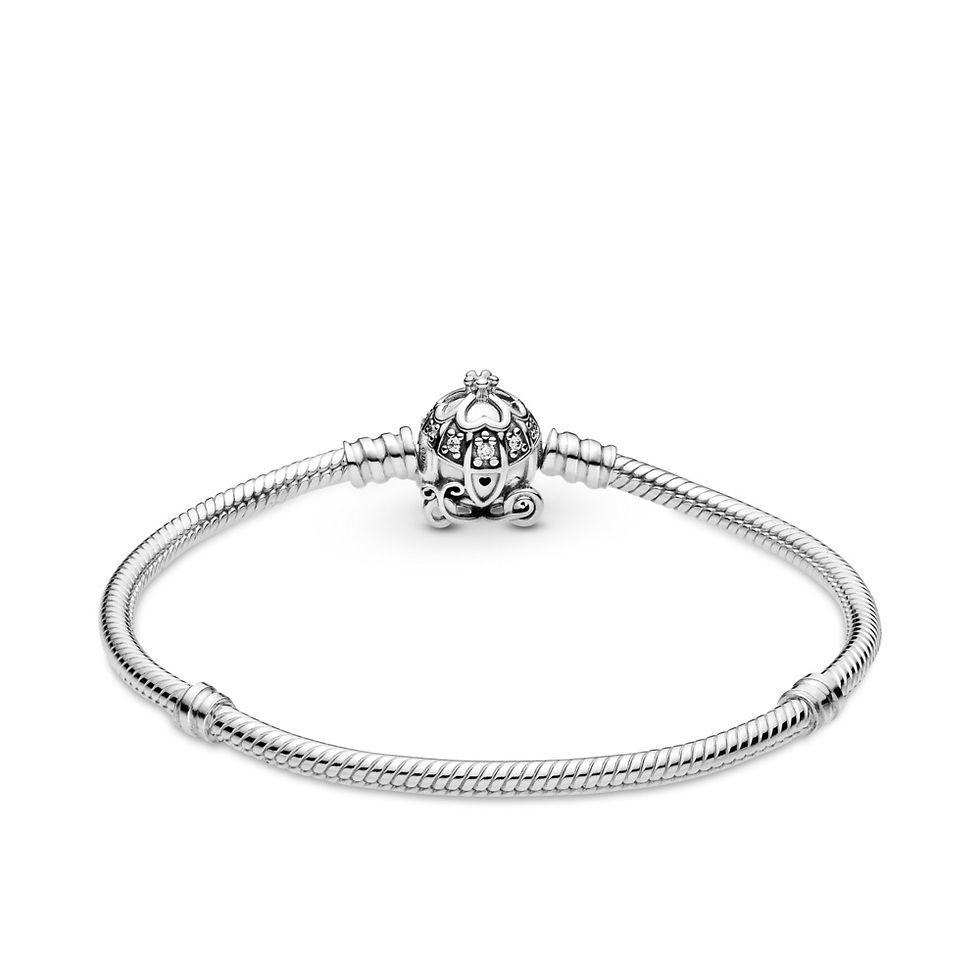 Bracelet Pandora Moments Disney Cendrillon Fermoir Carrosse Citrouille 599190C01