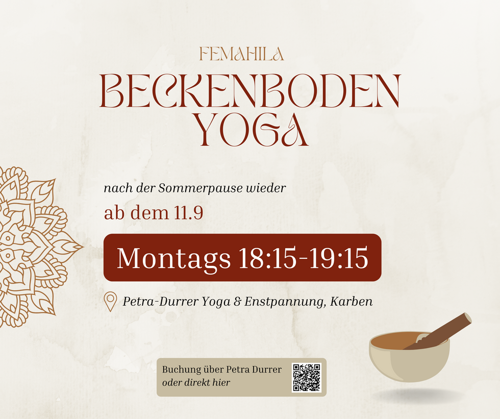 Beckenboden Yoga Marketing