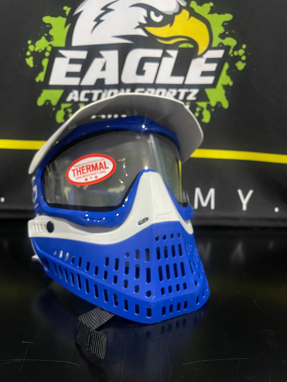 JT Proflex LE mask cobalt. Clear and chrome lens eagleactionsportz