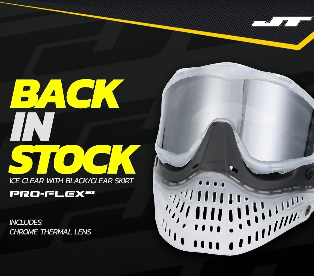JT Proflex SE ice clear w/ chrome thermal lens