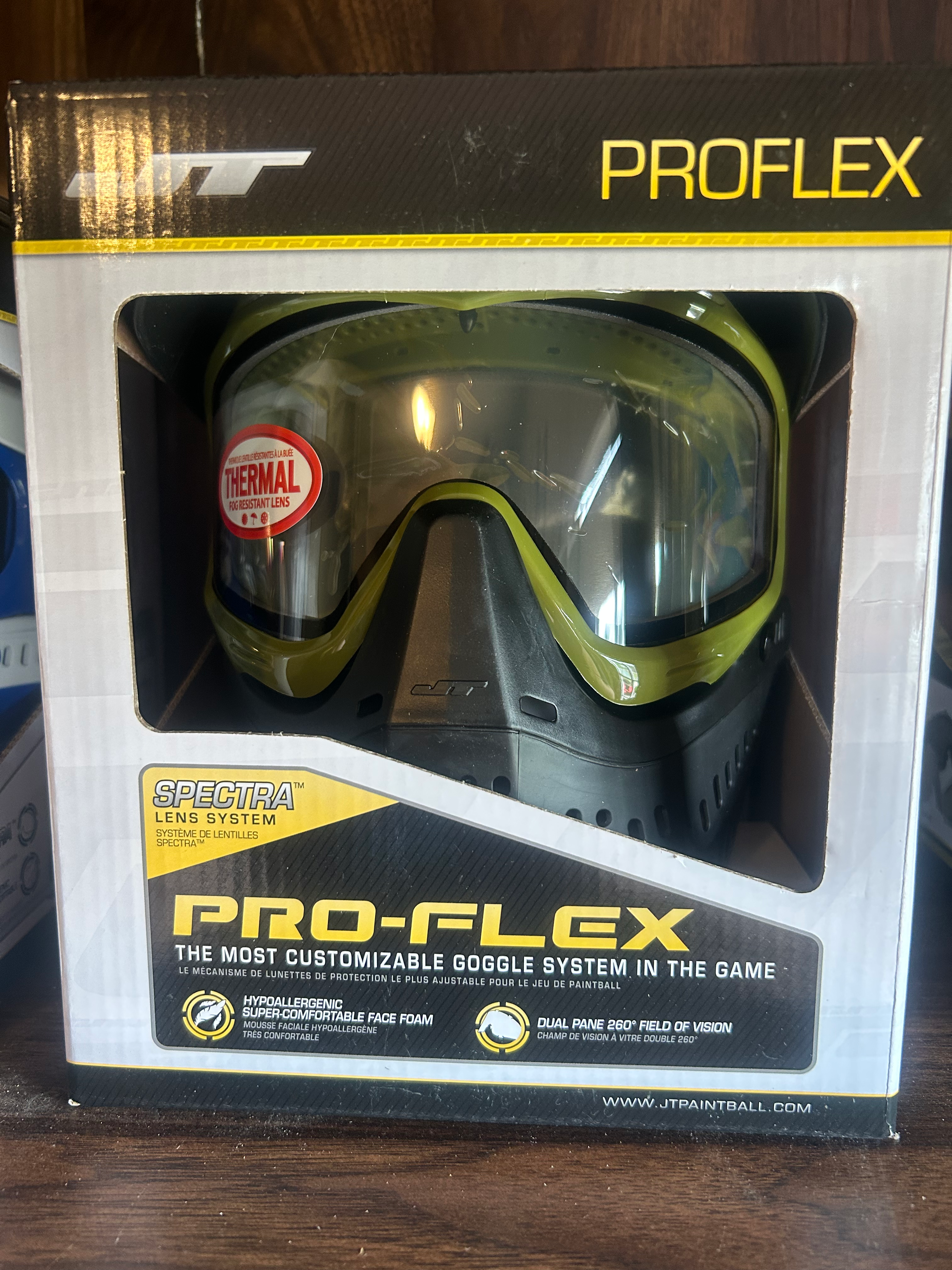 JT ProFlex Paintball Mask - Olive/Black w/ 1 Lens
