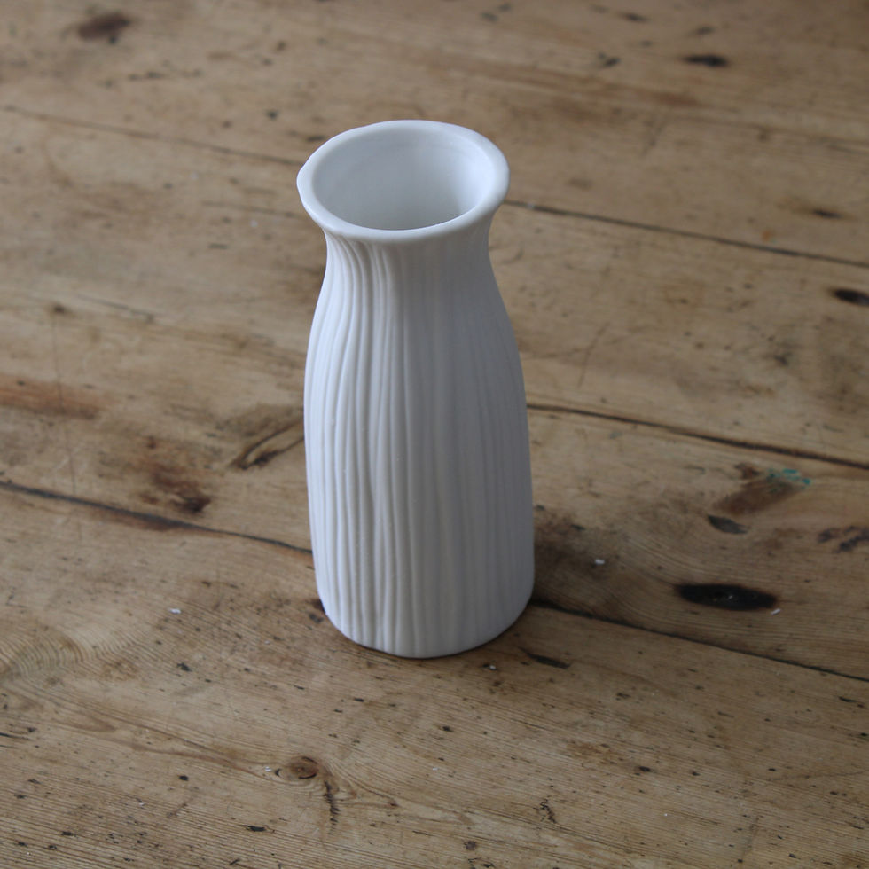 Small White Bud Vase mini matte ceramic bud vase stoneware vase for flowers boho nordic country decor ribbed pattern