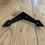 Thumbnail: Arrowhead corner strap satin black corner support bracket for furniture trunk vintage style hardware for DIY book shelves