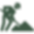 Pictogram of construction worker digging