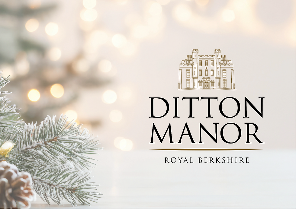 Ditton Manor Christmas Brochure Cover