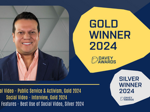 Reconocimiento Internacional con los Prestigiosos Davey Awards