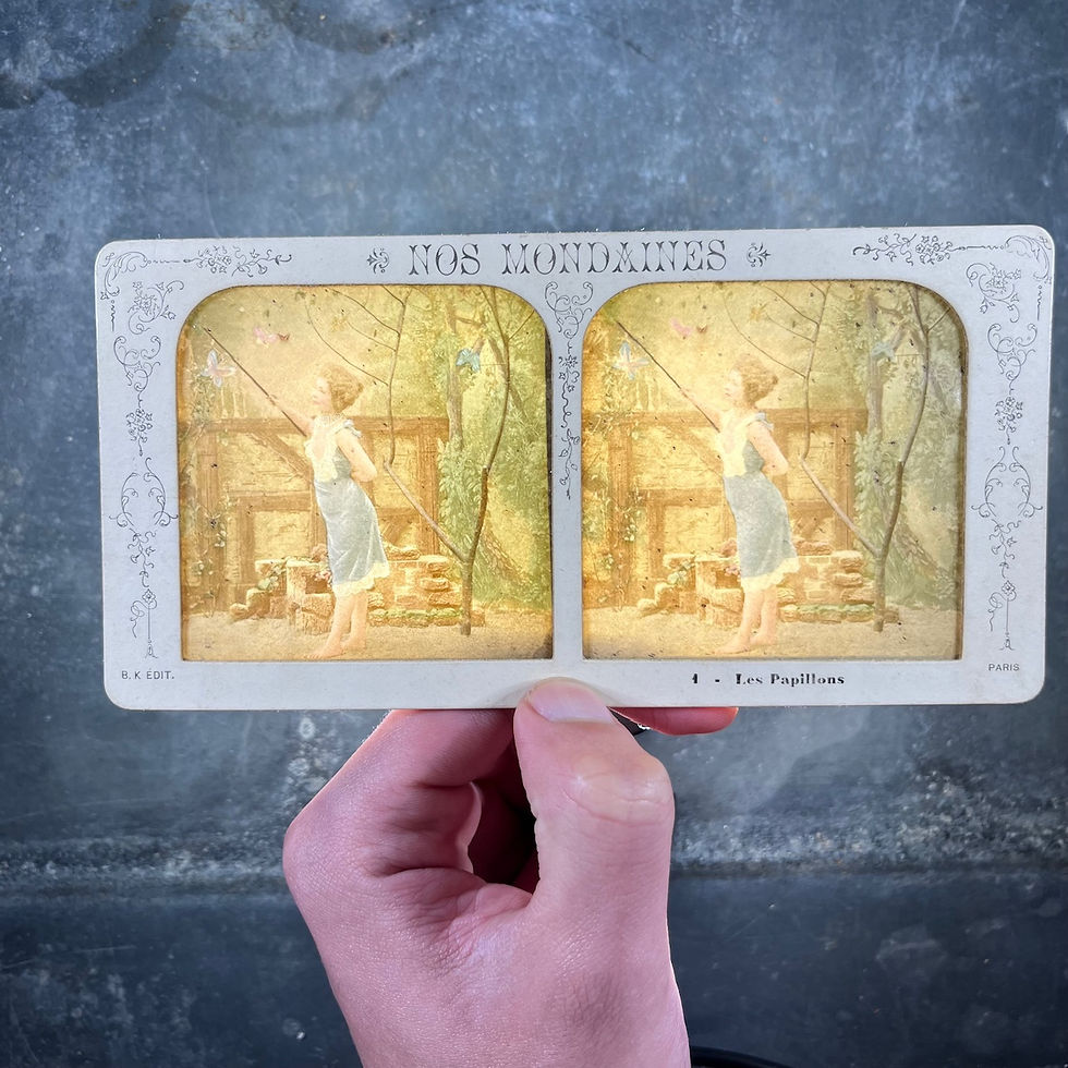 Thumbnail: Erotic Photos. Our Socialites - Stereoscopic Views "The Butterflies" Circa 1900