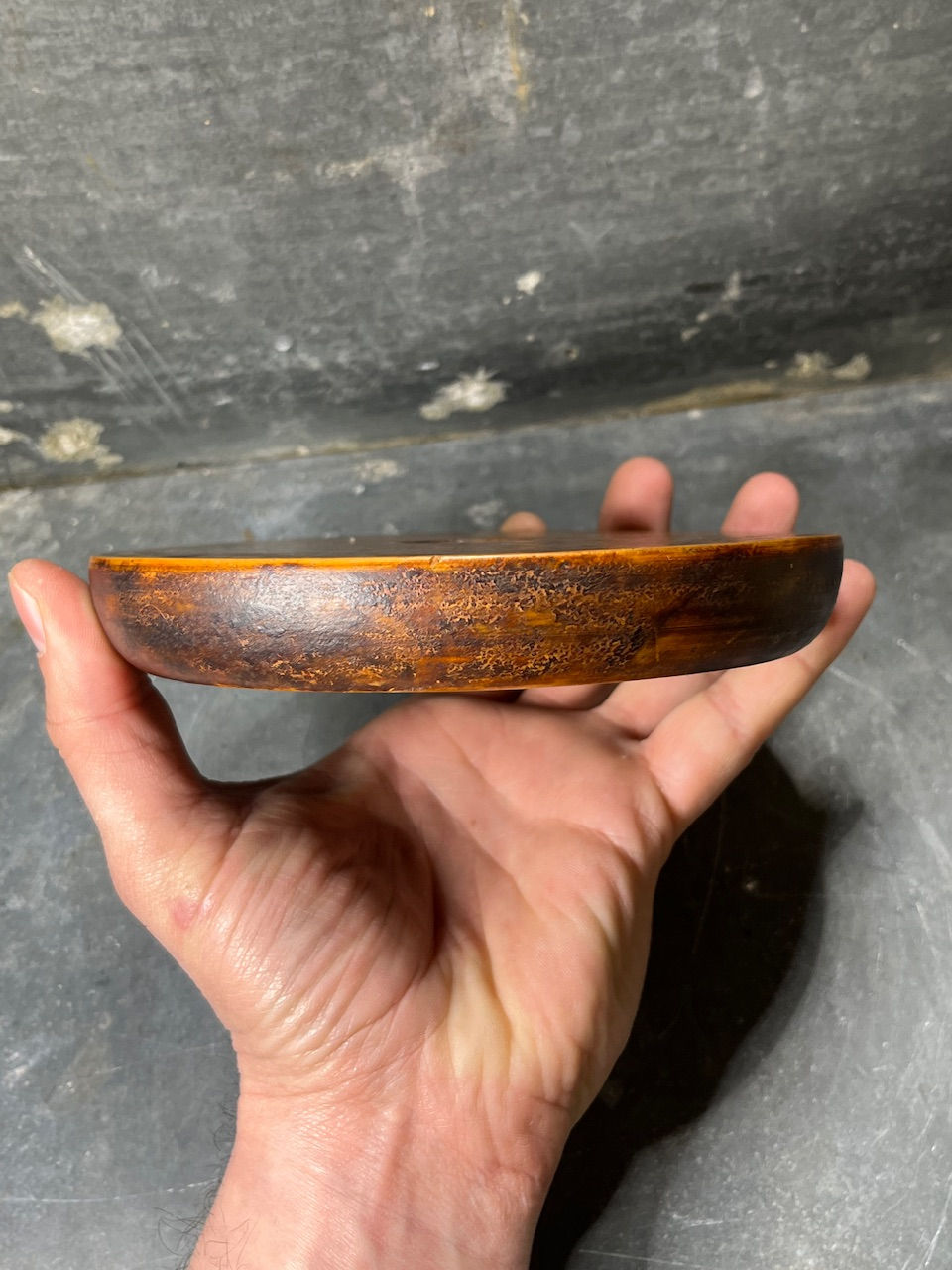 Thumbnail: Ancien luopan chinois circulaire dynastie Qing XIXe boussole Feng Shui