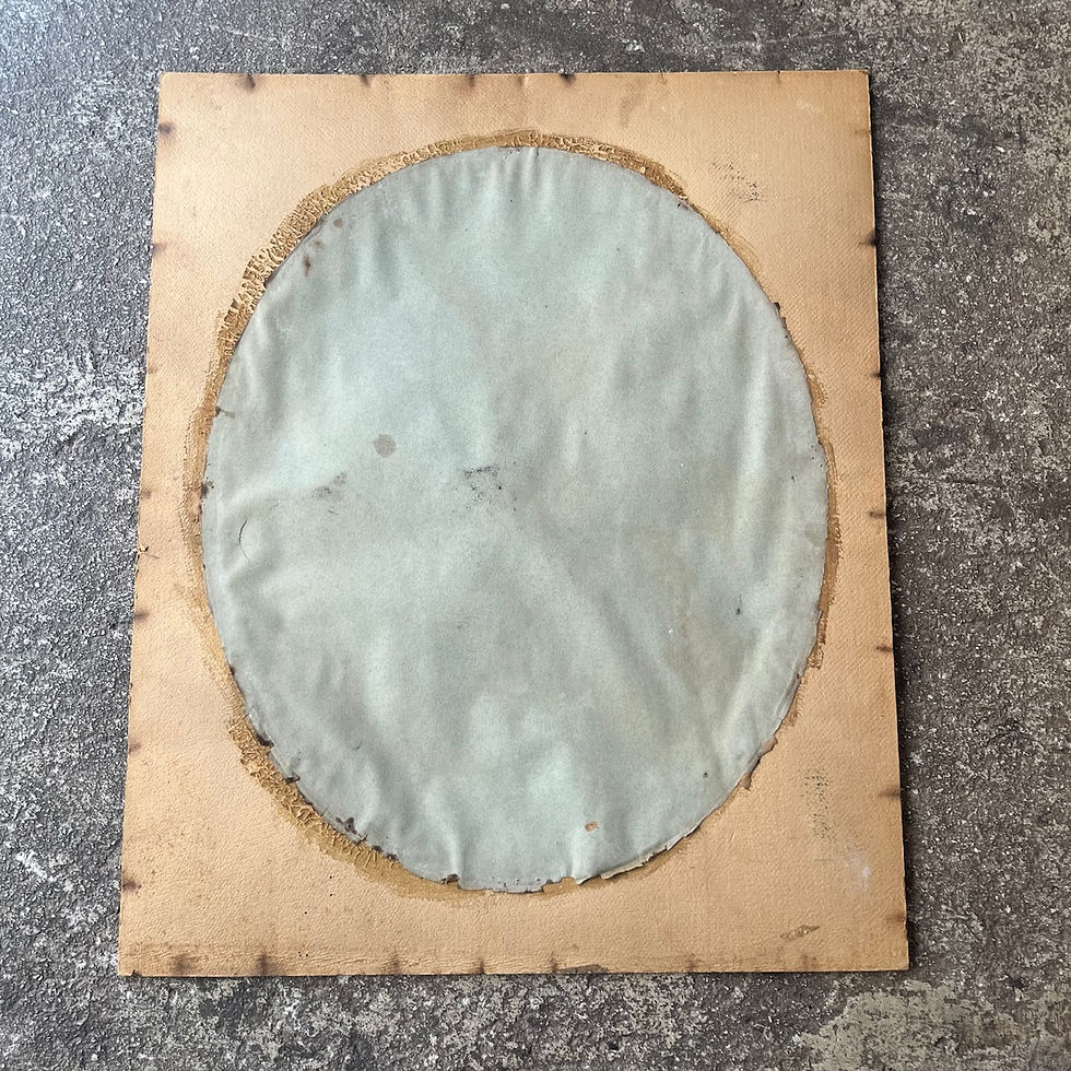 Miniature : Paire de Portraits XIXe – Deux Sœurs Jumelles – Pastel sur Papier