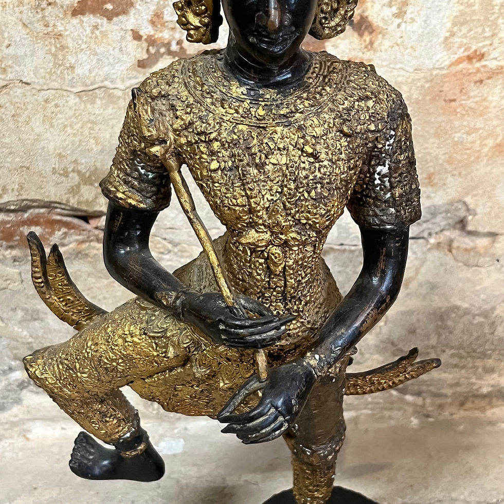 Thumbnail: Gilded bronze statue – Thai dancer