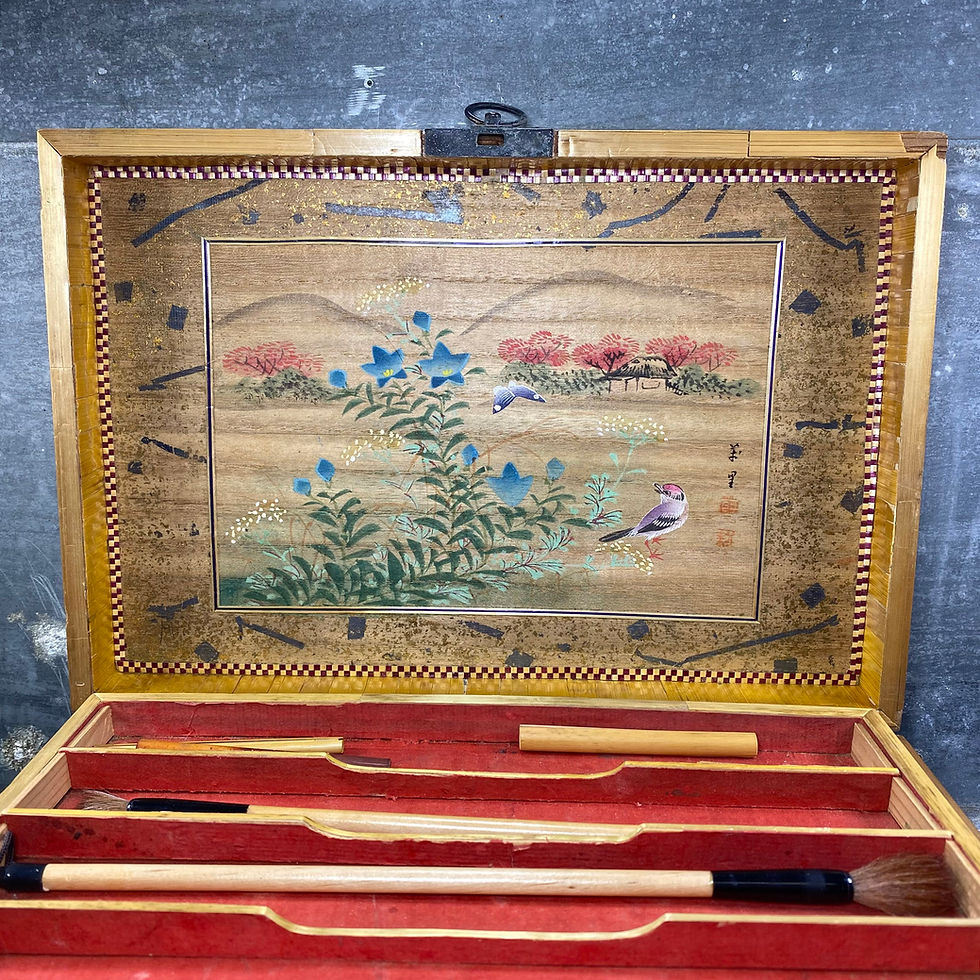 Miniature : Set de calligraphie japonaise ou chinoise