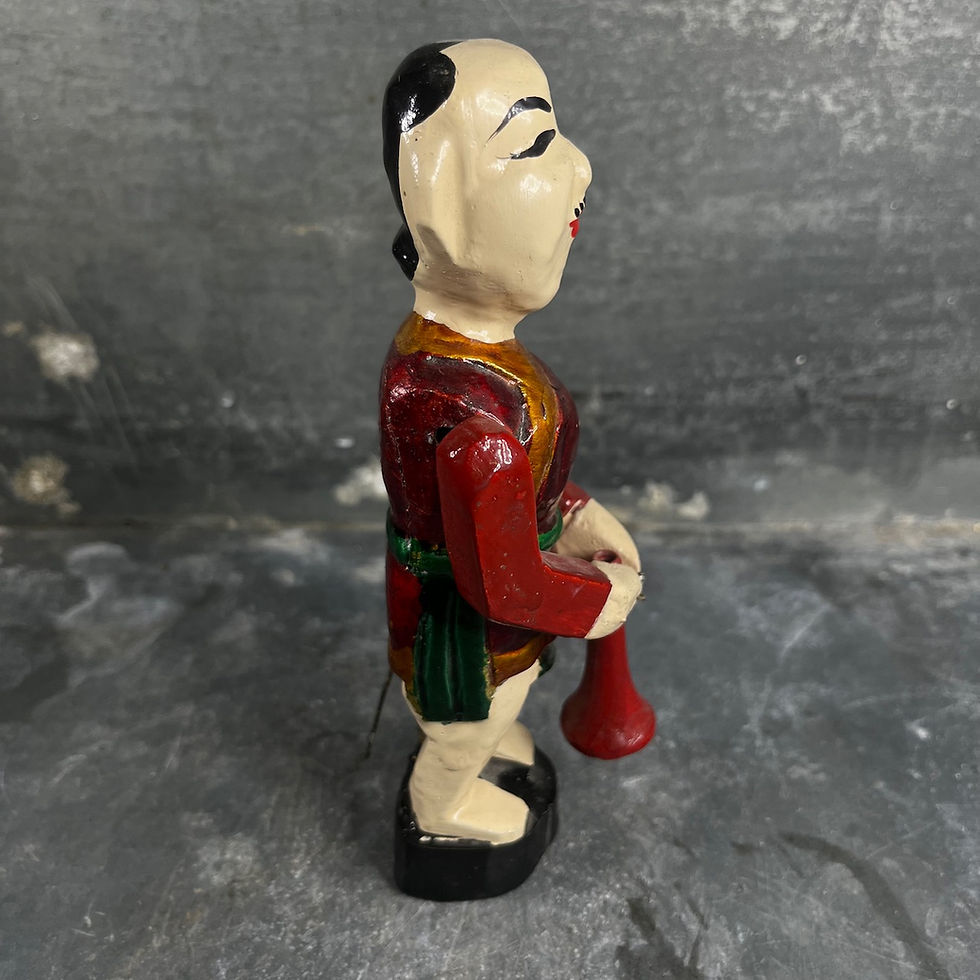 Miniature : Marionnette articulée traditionnelle vietnamienne en bois