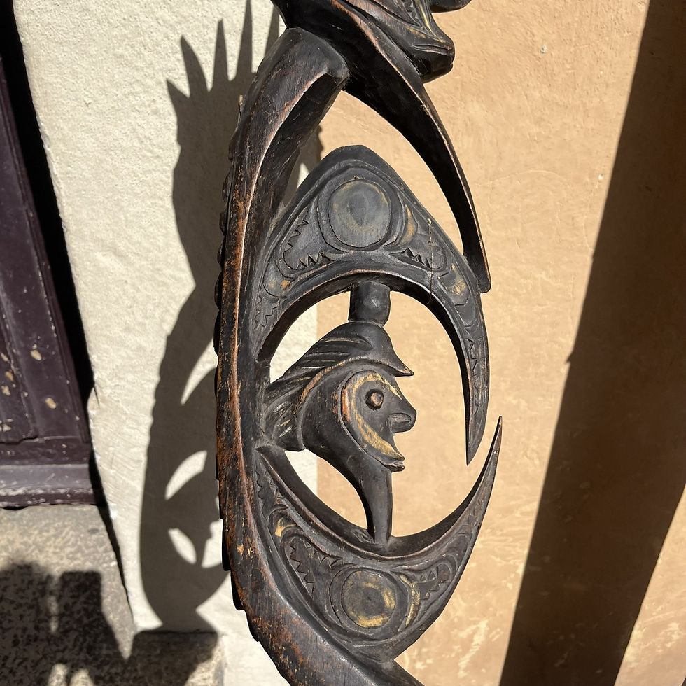 Thumbnail: Skulptur Yipwon Papouasie NG 1950er Jahre, alte Stammeskunst, Ozeanien