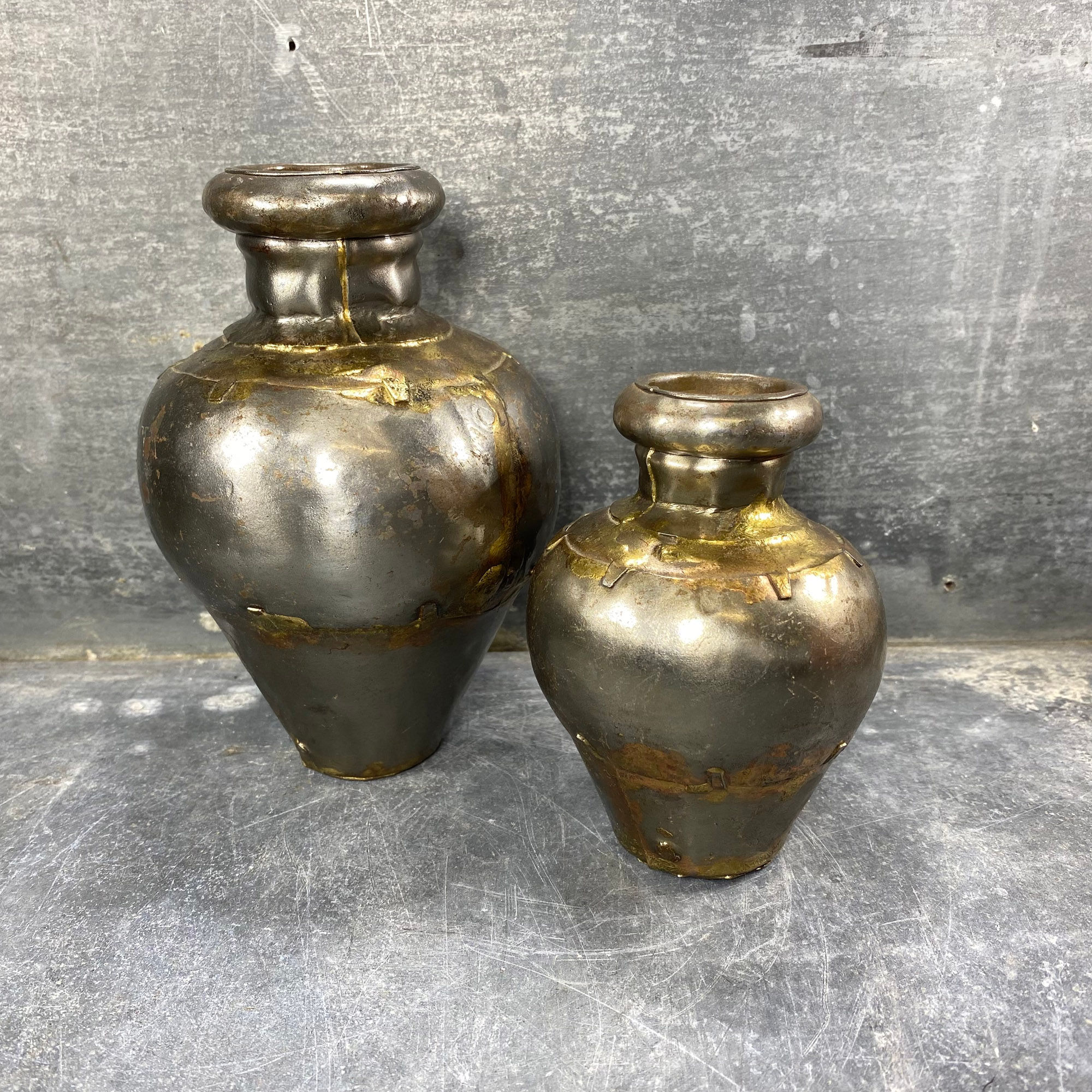 Ensemble de deux gourdes à épices