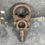 Thumbnail: Antique Circa 1800 Wrought Iron Padlock with Key – Working