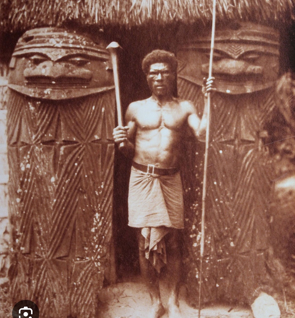 Thumbnail: Kanak phallic puzzle with a collar. Oceania. 19th century