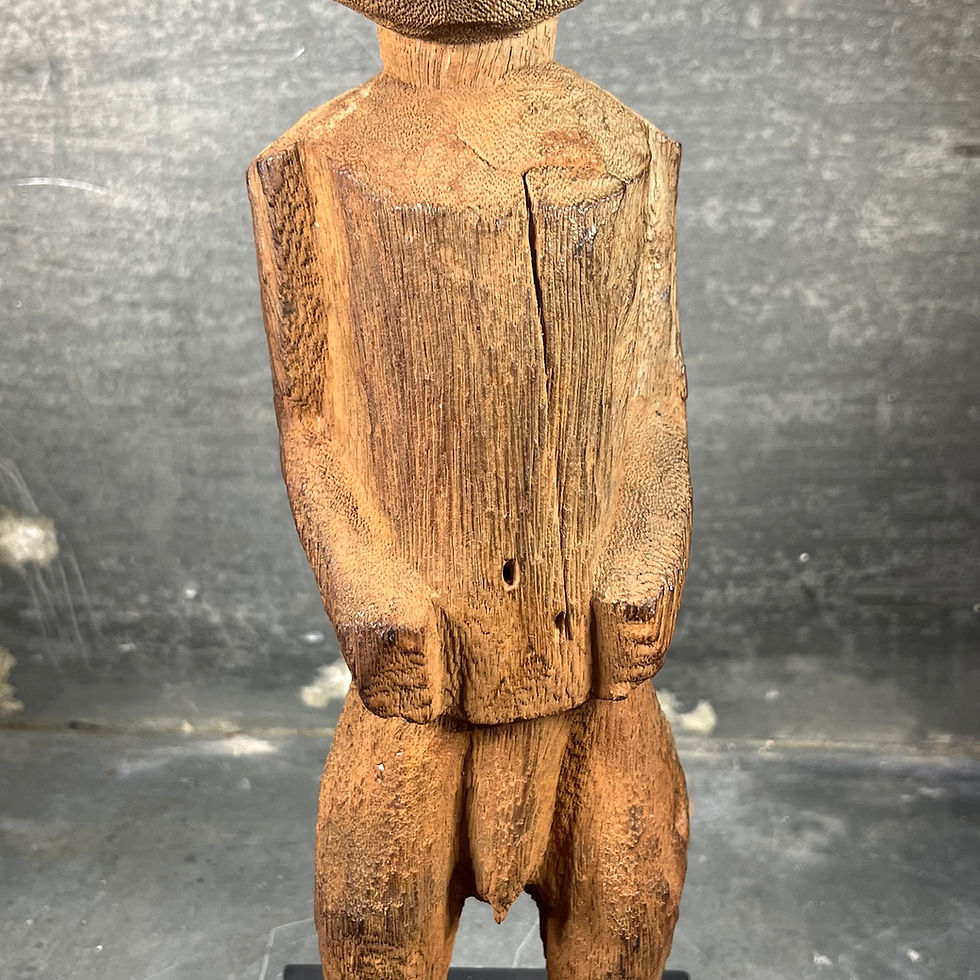 Thumbnail: Antique Lobi wooden bateba, authentic patina, West Africa. Late 19th century