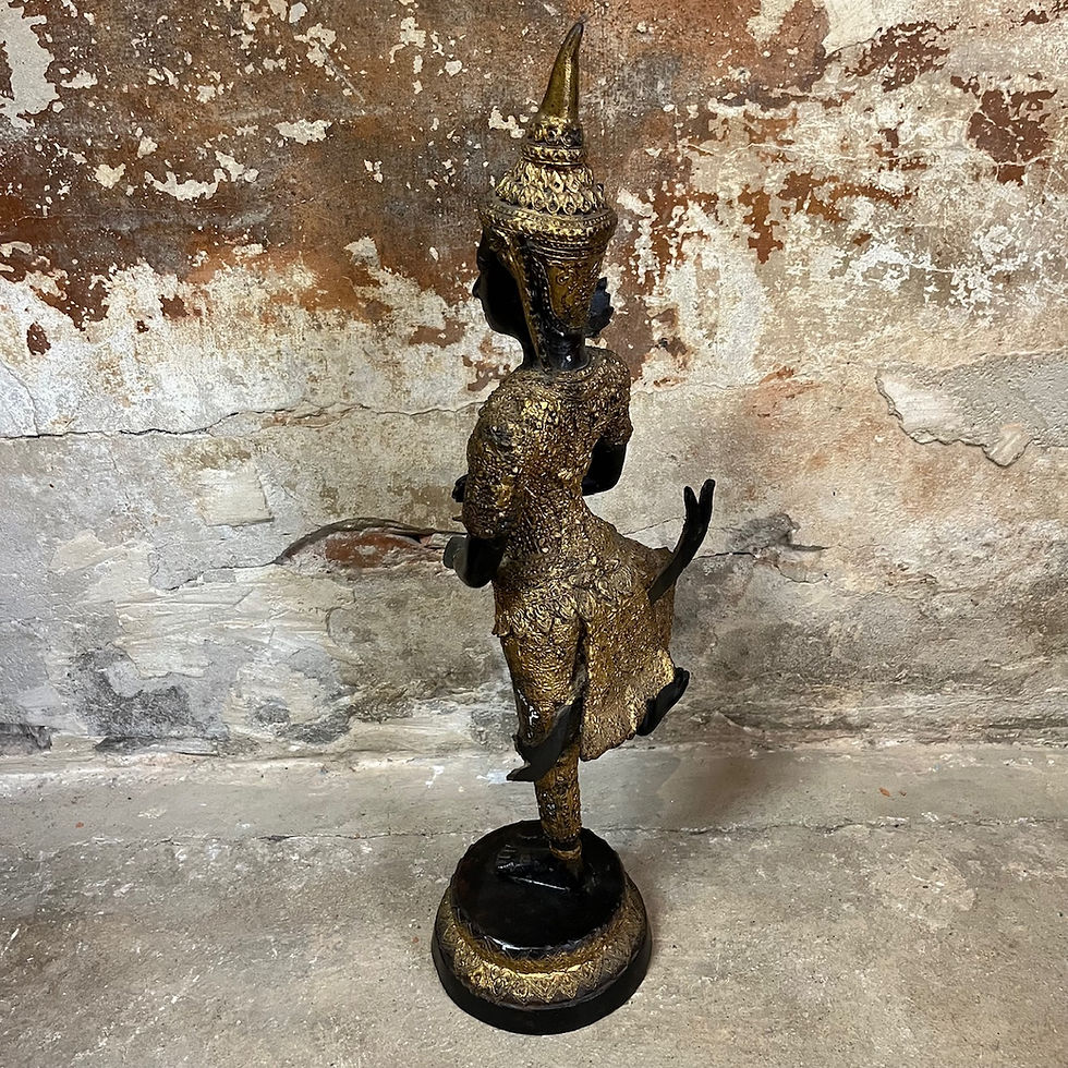 Thumbnail: Gilded bronze statue – Thai dancer