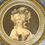 Thumbnail: Miniature frame. Portrait of a woman, Madame Dugazon. 19th century.