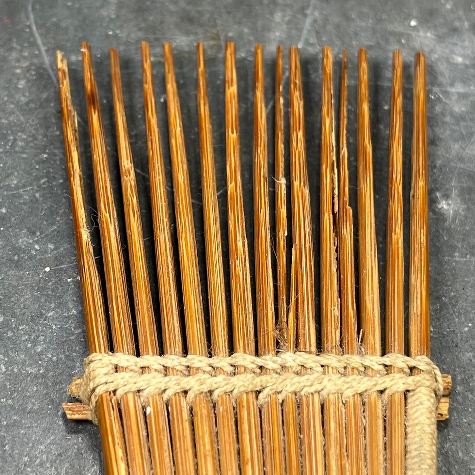 Thumbnail: Traditional Oceanic Bamboo Comb Melanesia Solomon Islands 20th Century