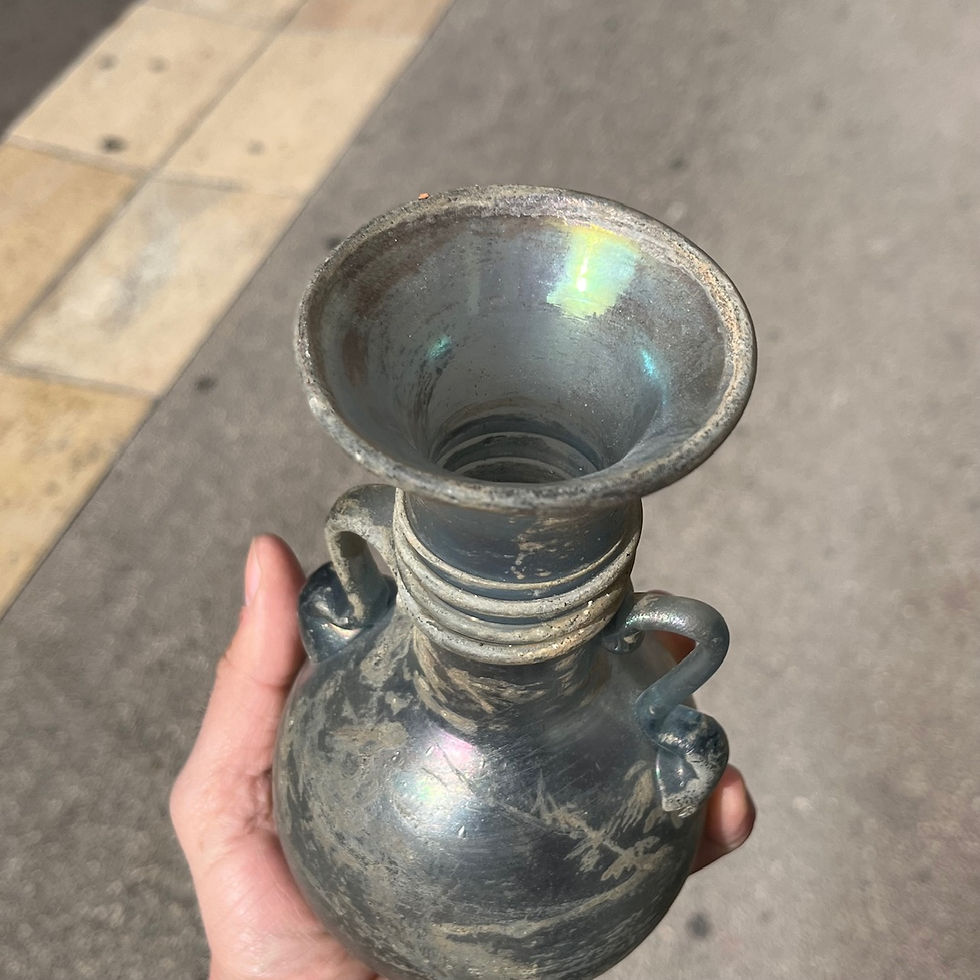 Thumbnail: Murano Scavo Glass Vase - 1960s - Antique Style