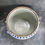 Miniature : Pot couvert à gingembre ou riz en porcelaine . Poignée Zoomorphe . Chine XIXème