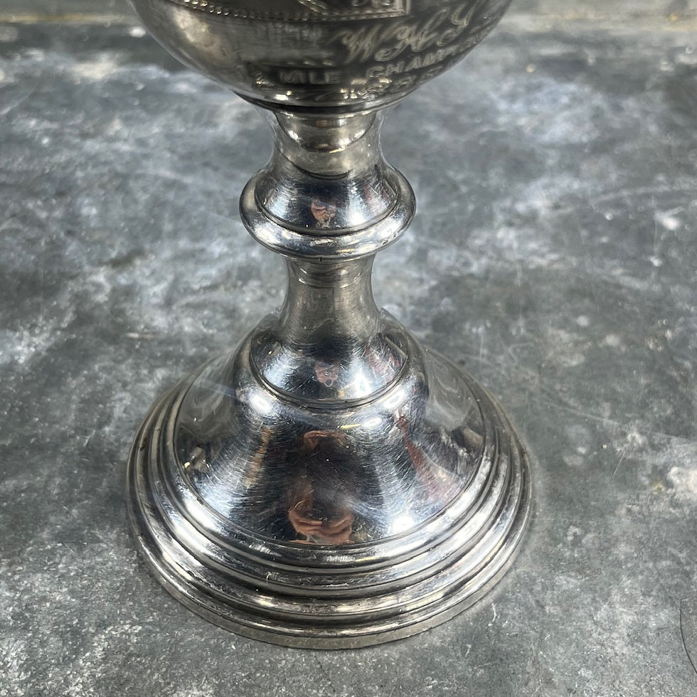 Thumbnail: Silver Metal Sports Trophy - "WHY 1/2 Mile Championship 1888"
