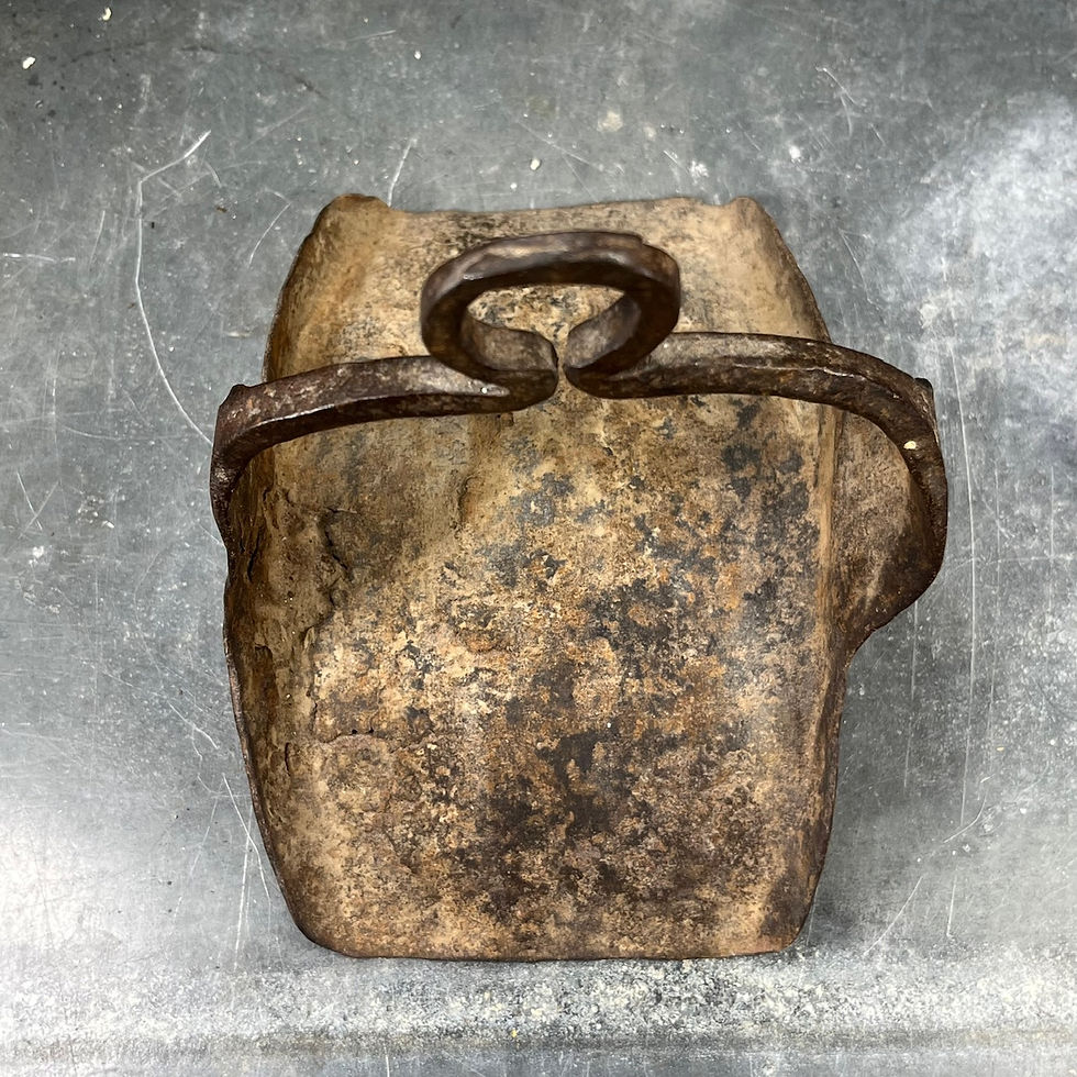 Thumbnail: Pair of antique Moroccan wrought iron stirrups – 19th century – Berber equestrian