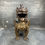 Thumbnail: Sculpture en bronze massif - Chien de Fo tibétain / Lion