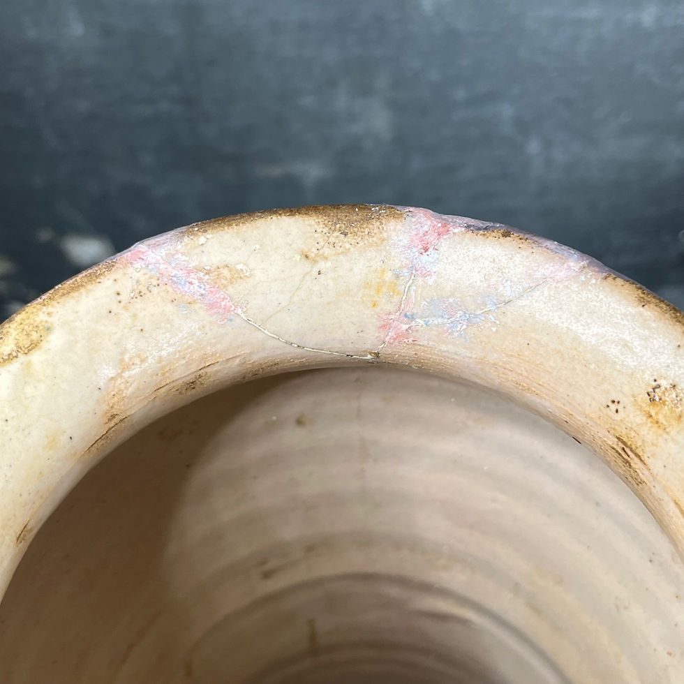 Thumbnail: Italian Albarello 18th Century – Apothecary Pharmacy Jar, Earthenware