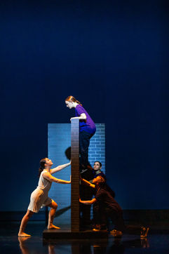 One World Production Photo (1)

A production photo featuring the "Brick Wall Set Piece". This photo features a dancer climbing the set piece.

Photo credits: Jennifer Zmuda