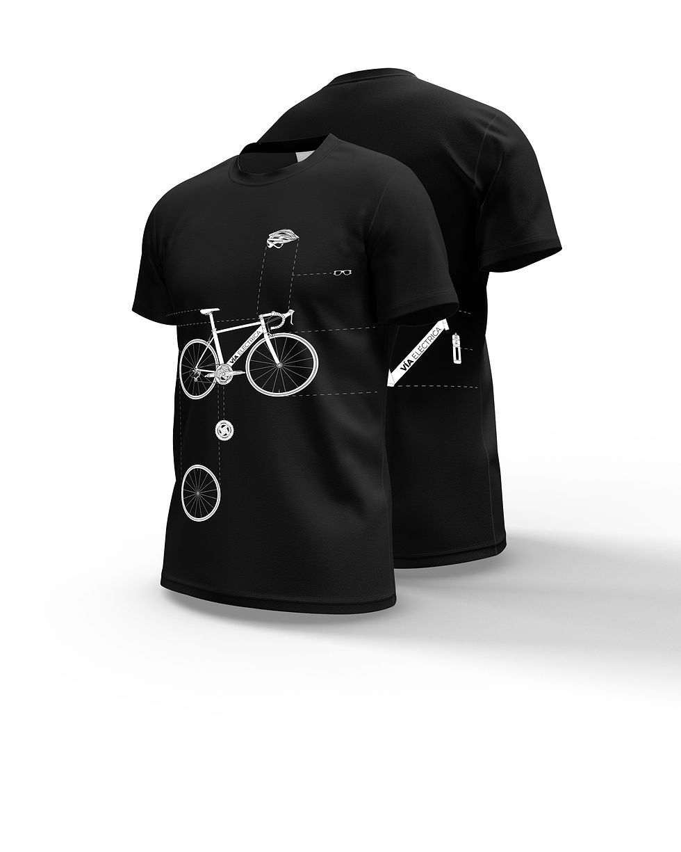 Miniatura: Playera Ciclismo Manga Corta Modelo Desarmada