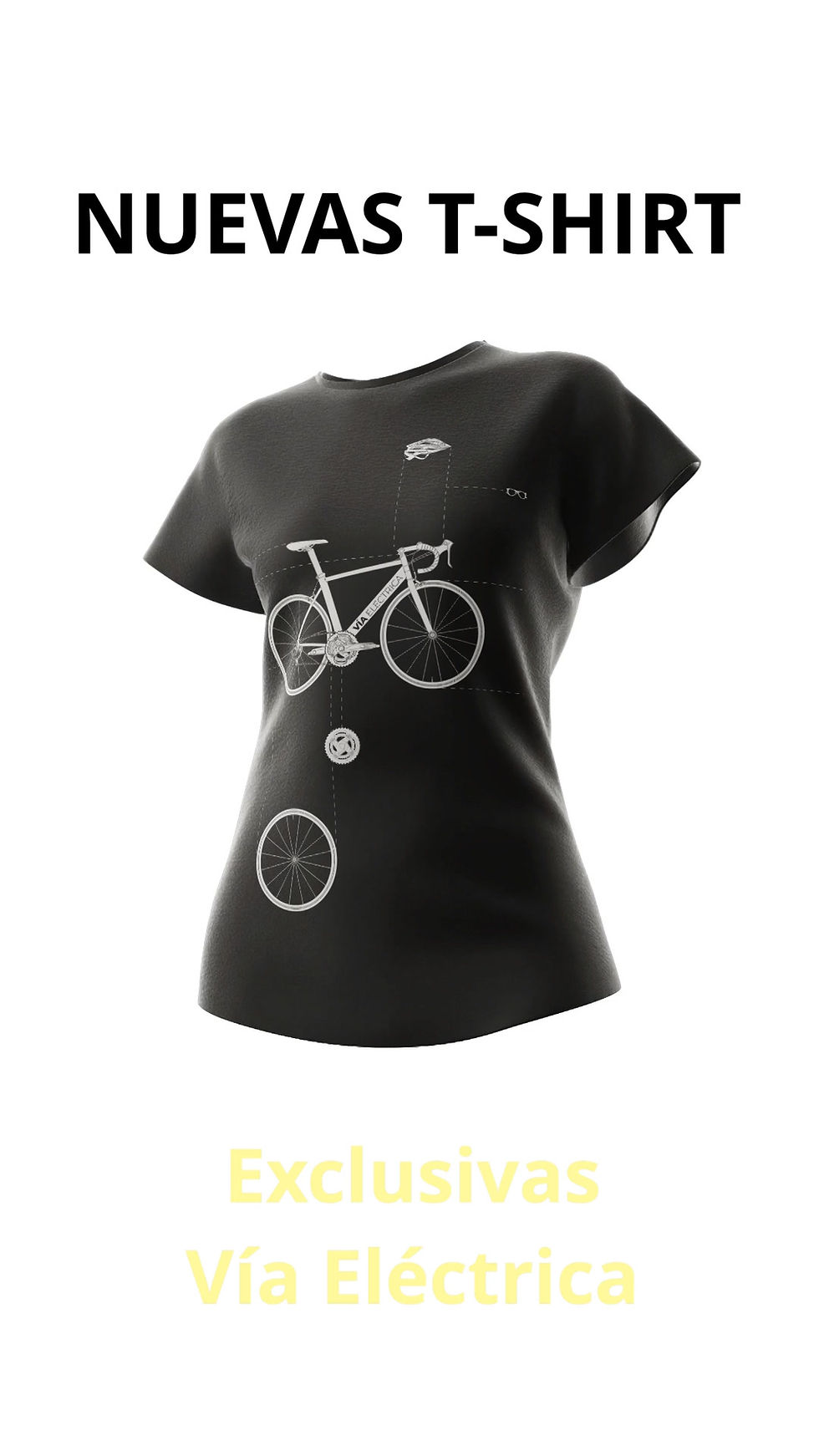 Miniatura: Playera Ciclismo Manga Corta Modelo Desarmada