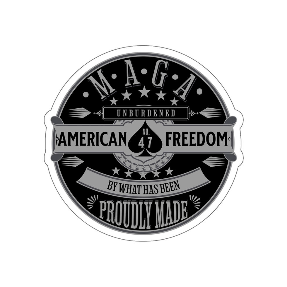 Thumbnail: Patriotic Die-Cut Stickers for American Freedom | America First Truck Decal