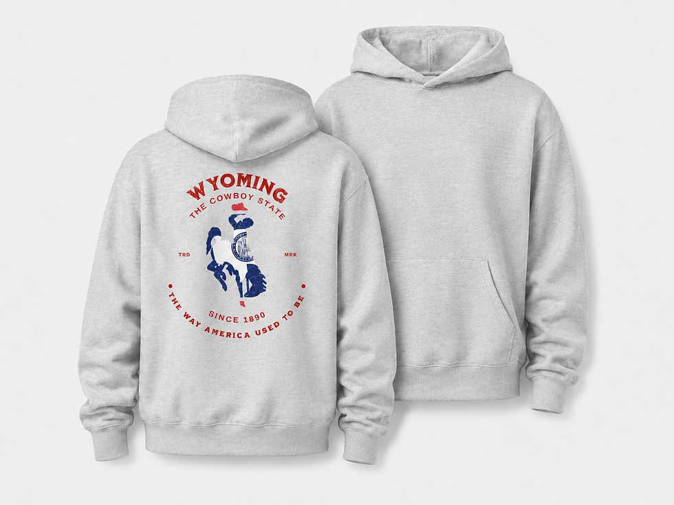 Thumbnail: Wyoming The Way America Used To Be Heavyweight Sweatshirt