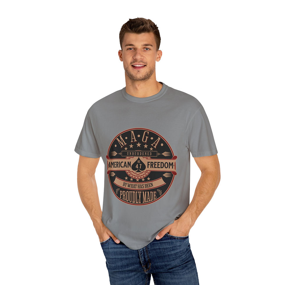 Thumbnail: Patriotic T-shirt, Make America Great Again USA Freedom Tee for Men & Women