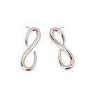 stud infinity earrings