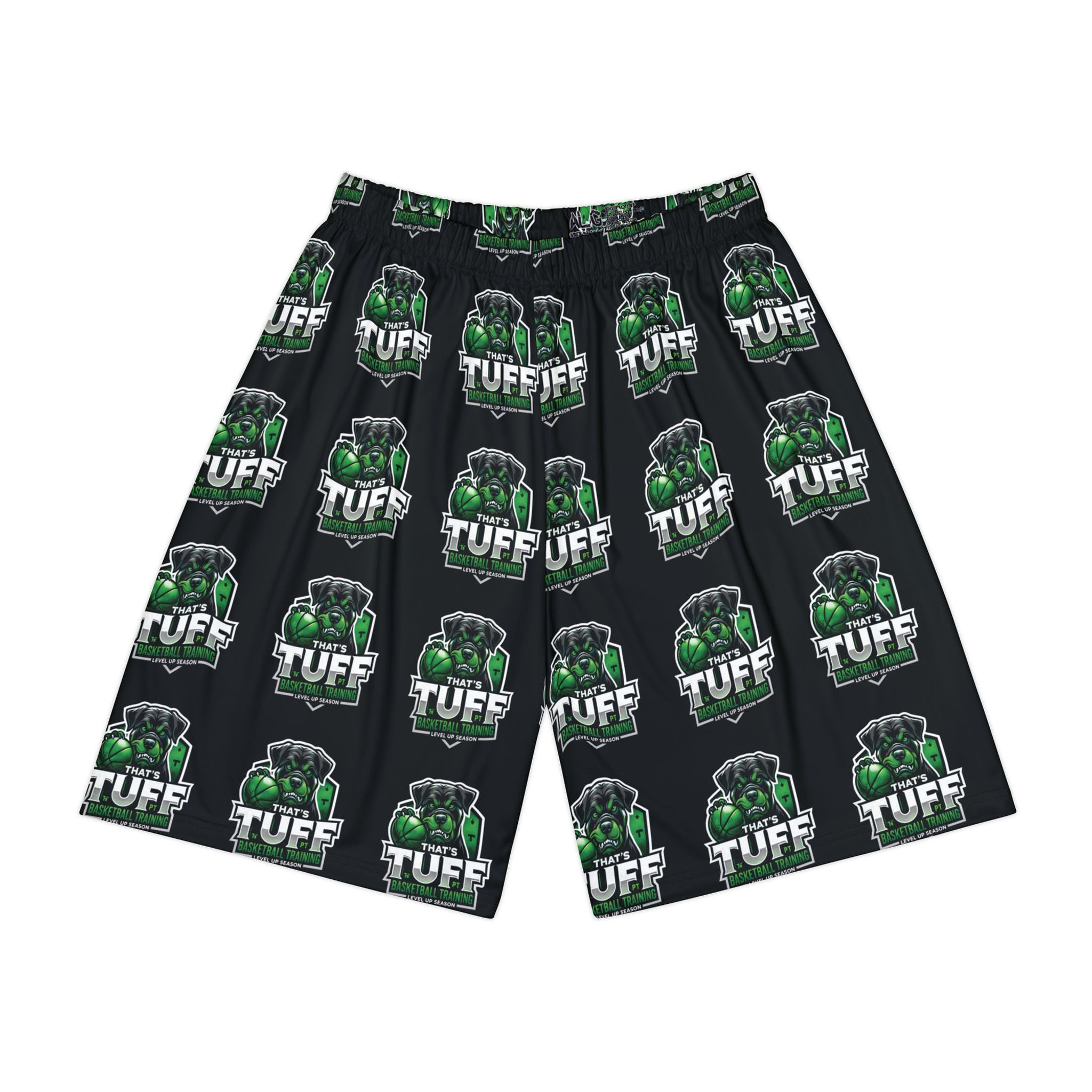 "Level Up Season" Men’s All-Over Print Sports Shorts