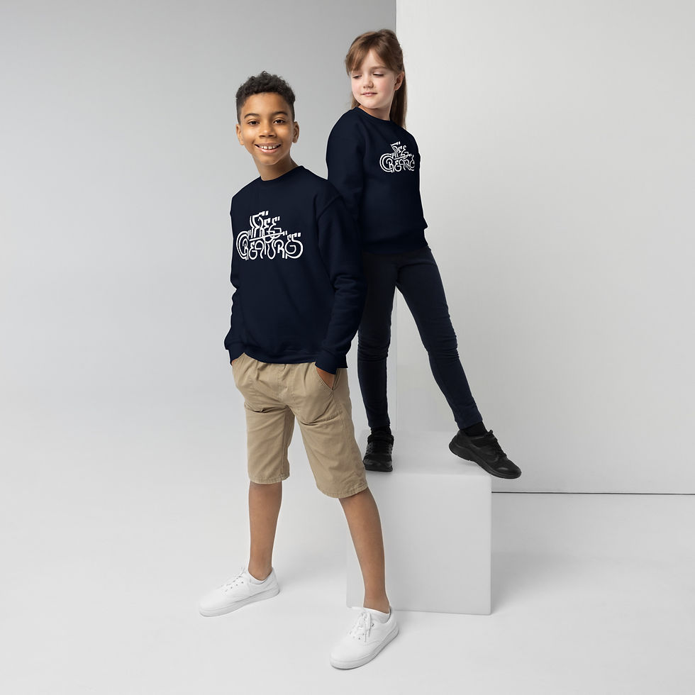Thumbnail: Youth crewneck sweatshirt