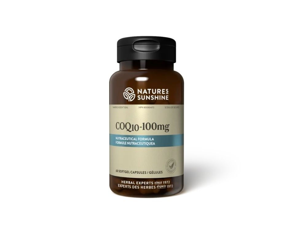 CoQ-10 100 mg 60 gélules - Nature's Sunshine vendu par la clinique Améthyste