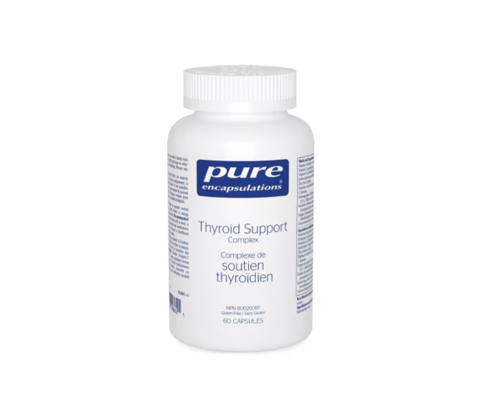 Complexe de soutien thyroïdien 60 caps - Pure encapsulations vendu à la Clinique Améthyste