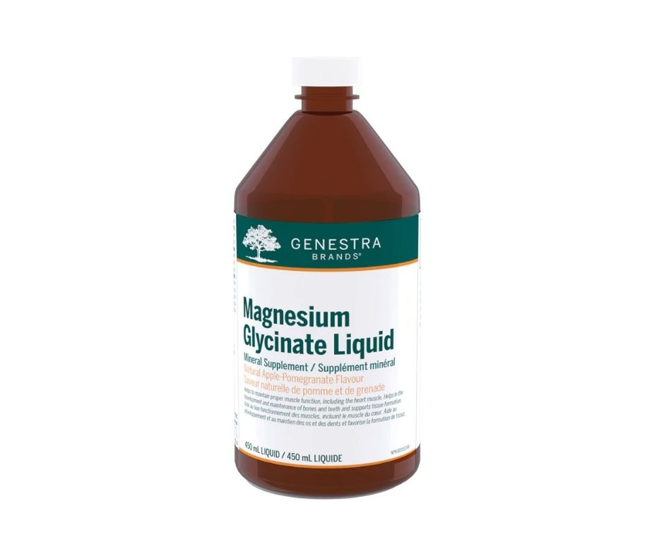Magnésium Glycinate liquide 450 ml - Genestra vendu par la clinique Améthyste
