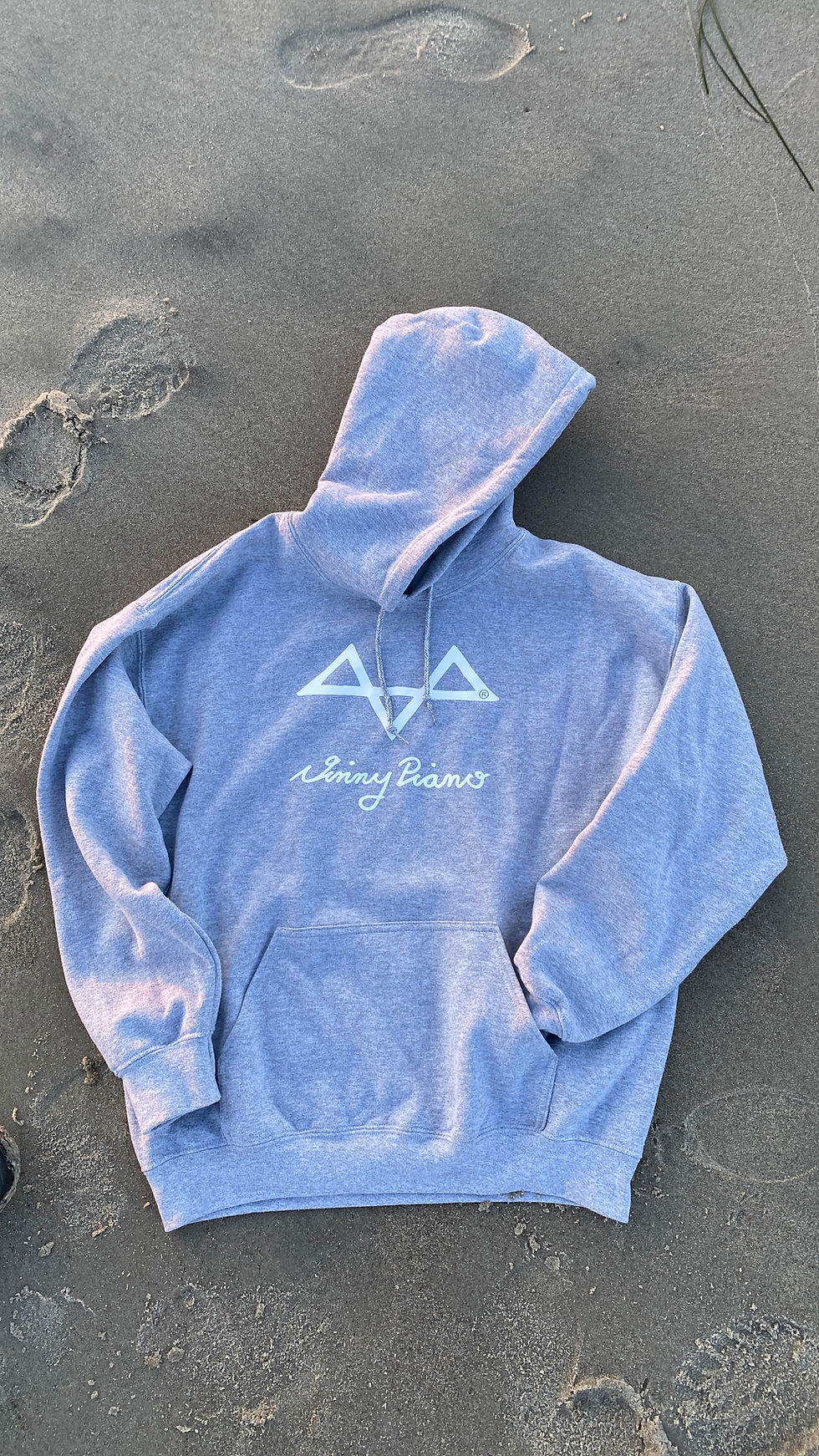 Miniaturbild: Vinny Piano Hoodie grau