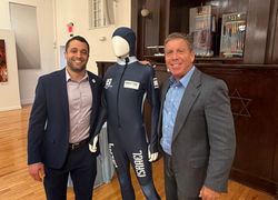 1 - Neil Keller with Jared Firestone and speed suit