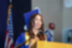 Victoria Lopez, student speaker at the Broward County Acceleration Academies (Fort Lauderdale) graduation ceremony. June 2026. Photo credit: Acceleration Academies.