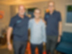 David Fawcett, Clifford Cideko with The Warten Foundation and Michael Rohrs