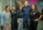 South Florida Wellness Network’s Sandra Reyes, Michelle Fernandez, Ofelia Deluca and Susan Nyamora, CEO with Michael Rohrs (second from right)